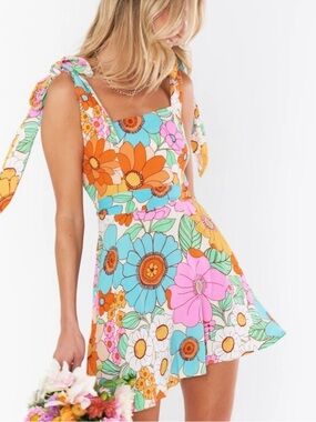 Show Me Your Mumu KIDS Little Claire Mini Dress floral size 4T